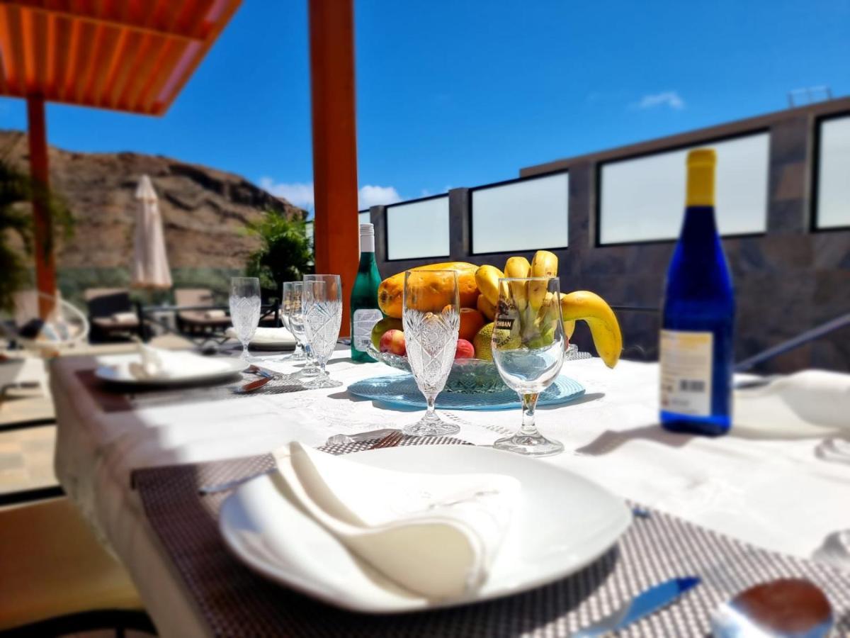 De Lujo Con Piscina Climatizada Villa Mogán