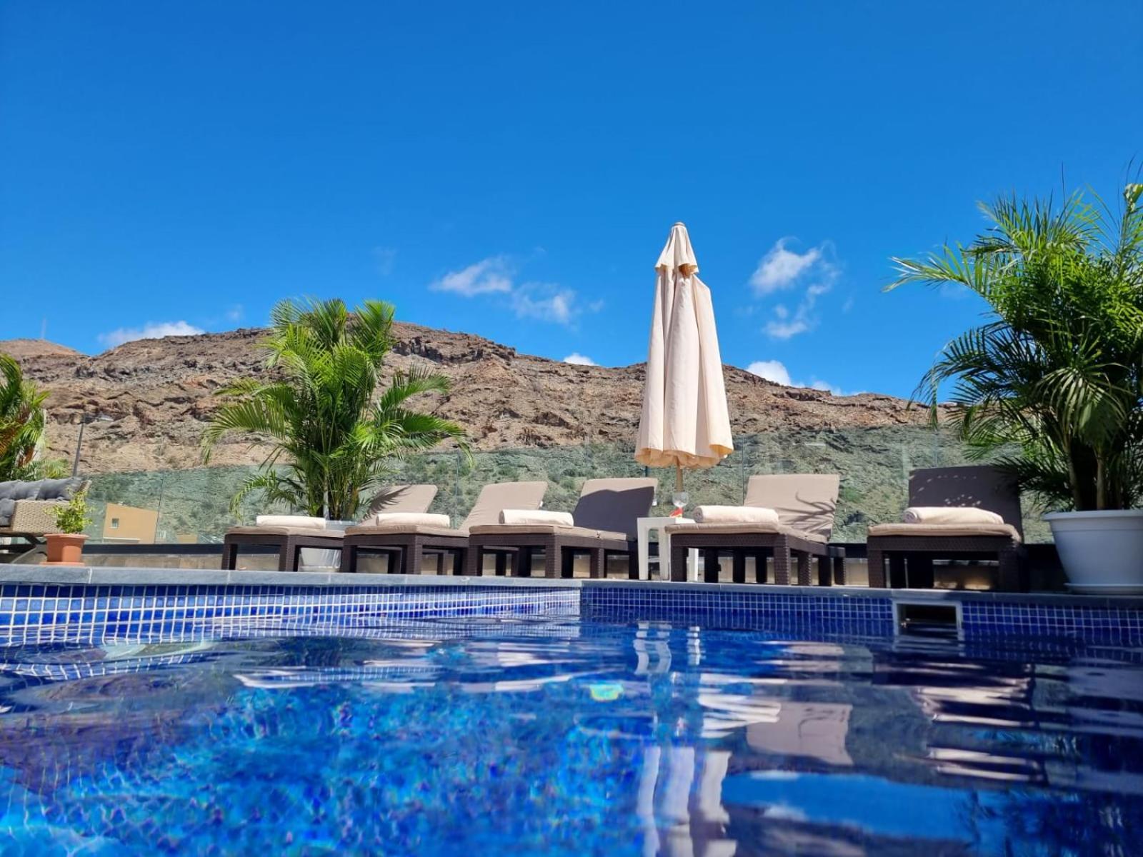 Villa De Lujo Con Piscina Climatizada Mogán
